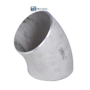 Quality Stainless Steel 304 316 45 Degree Long Radius Elbow 1&quot;-4&quot; DN25-DN100 Head Code Cylindrical wholesale