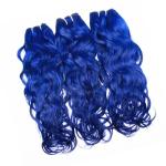 Blue Water Wave Remy Human Hair Bundles Sew In Weave Bundles Brazilian Bundle