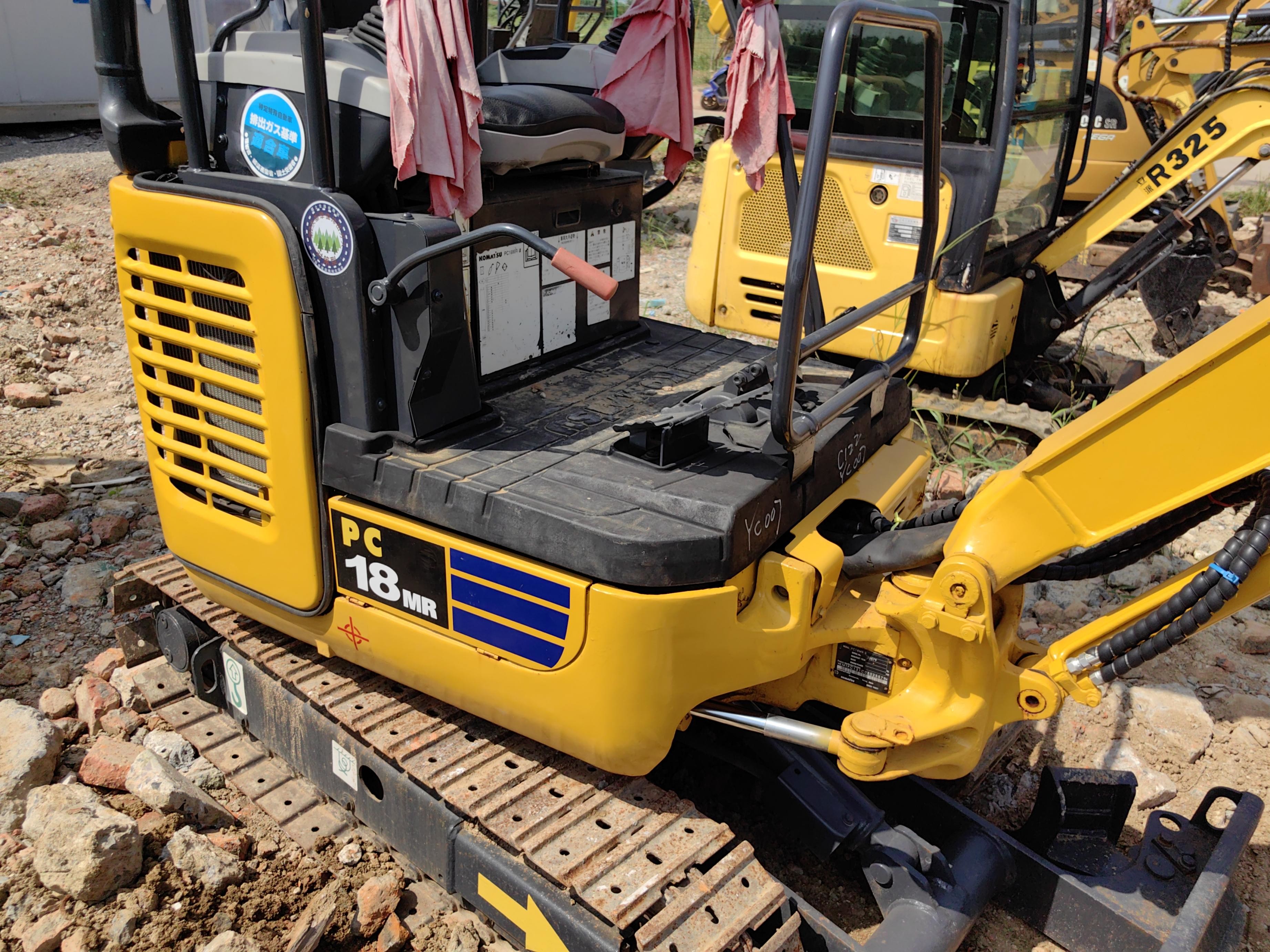 24.4kw PC18 Used Komatsu Excavators Hydraulic Excavator 1.8ton