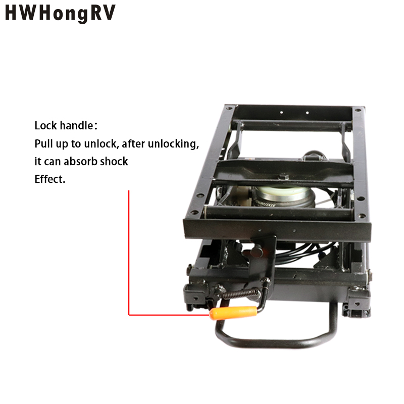 Air suspension truck seat system with Air shock absorber