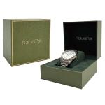 Velvet Luxury Watch Packaging Box With Gold Frame