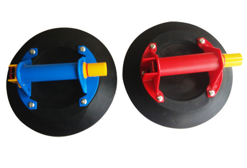 100kgs Hand Pump Glass Sucker / Glass Lifting Suckers On Smooth Surfaces