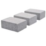 Stone Grill Cleaning Brush, White/Black