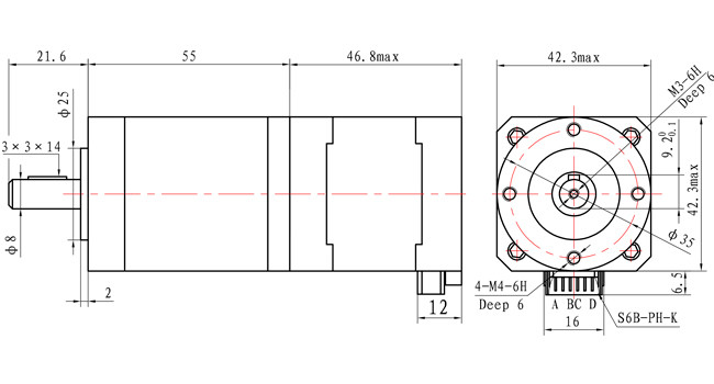 NEMA17 Ratio 40/1 Planetary Gearbox Stepper Motor 1.5A For Robot Arm 3d Printer