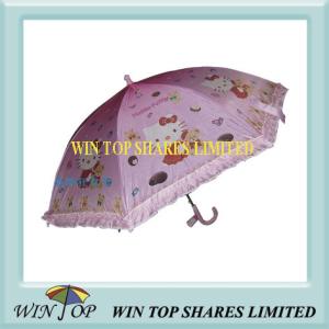 Quality 18&quot; Auto Children Umbrella for Hello Kitty wholesale