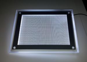 China Black Border Battery ODM A5 Crystal LED Light Box on sale
