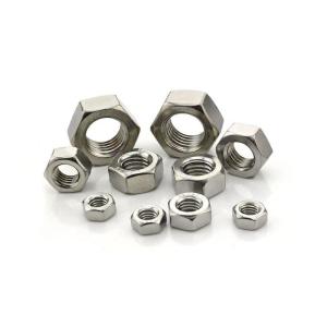 Quality M8-M20 201 Stainless Steel Hex Jam Nut Fine Thread Grade 6.8 wholesale