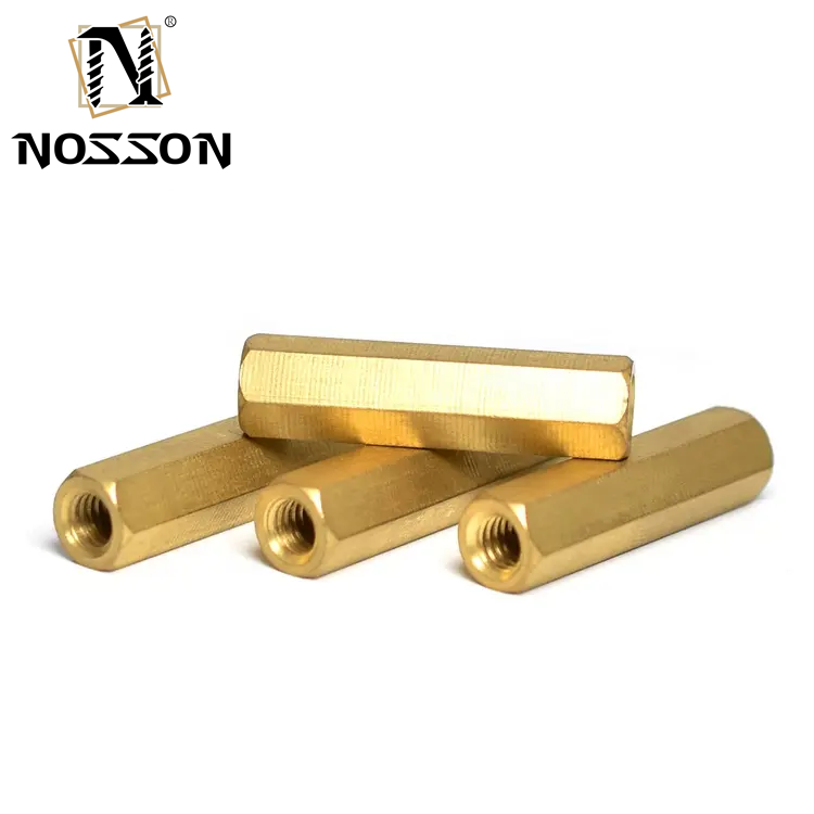 Mining Stainless Steel 201/304/316 Hexagon Threaded Connecting M4 M5 M6 M16 Long Hex Coupling Nuts DIN6334 3/8"-16 x 1-1/8