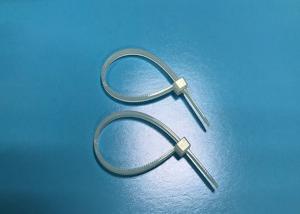 Quality Straight Nylon Cable Ties 18 Lbs Tensile Strength For Bundling Wire Harness wholesale