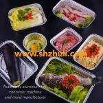 50HZ Food Container Punching Machine 260mm Aluminium Food Container Making