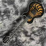 Custom Grand Guitars Wylde Audio Odin Grail Charcoal Burst Buzzsaw Electric