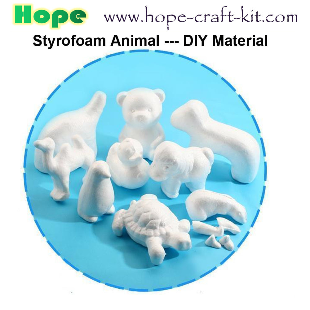 EPS Styrofoam Foam Eggs Stars Styrofoam Animal Fruit for Kids Hobbies DIY Material and Christmas Wedding