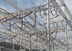 Quality 230KV Power Transmission Substation Structure High Strength Easy To Install wholesale
