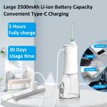 Ozone Electric Water Flosser Household Oral Cleaning Battery Powered Portable