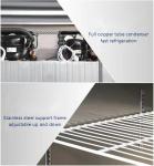 1350L Six Glass Doors Commercial Meat Deep Freezer for Restaurant For Restaurant