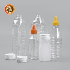Quality Flip Cap Plastic Squeeze Sauce Bottle 230ml 250ml 500ml 1000ml For Tomato Ketchup wholesale