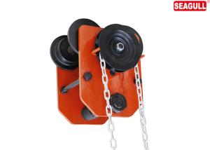 Quality 1t manual push travel trolley with high quality chain wholesale