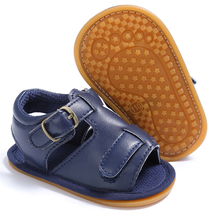 high quality infant Sandals Rubber soft-sole Newborn First walker baby shoes for Boy and Girl