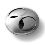 Simplified Design 110*100mm Small Portable Ashtray Easy Cleaned