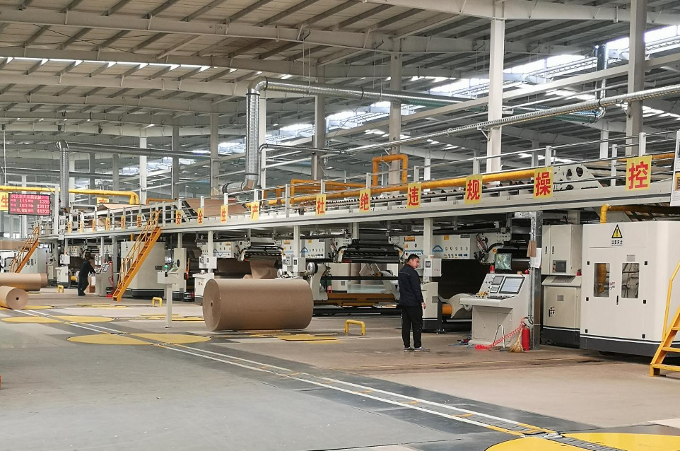 380 V 3 Ply Corrugated Carton Box Making Machine Automatic Production Line for Packaging