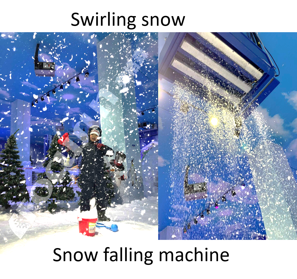 270 KG Snow Falling Machine for Spa Party Year Christmas Affordable and Versatile