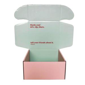Quality CMYK Color Carton Mailer Shipping Boxes Exquisite Craft Paper Box Packaging wholesale