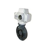 DN50 - DN300 UPVC Electric Butterfly Valve Straight Through Type For Irrigation