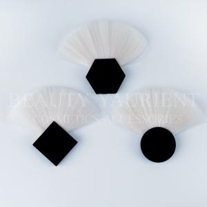 Quality Durable White PBT Hair Compact Blusher Brush Cheek Makeup Brush wholesale