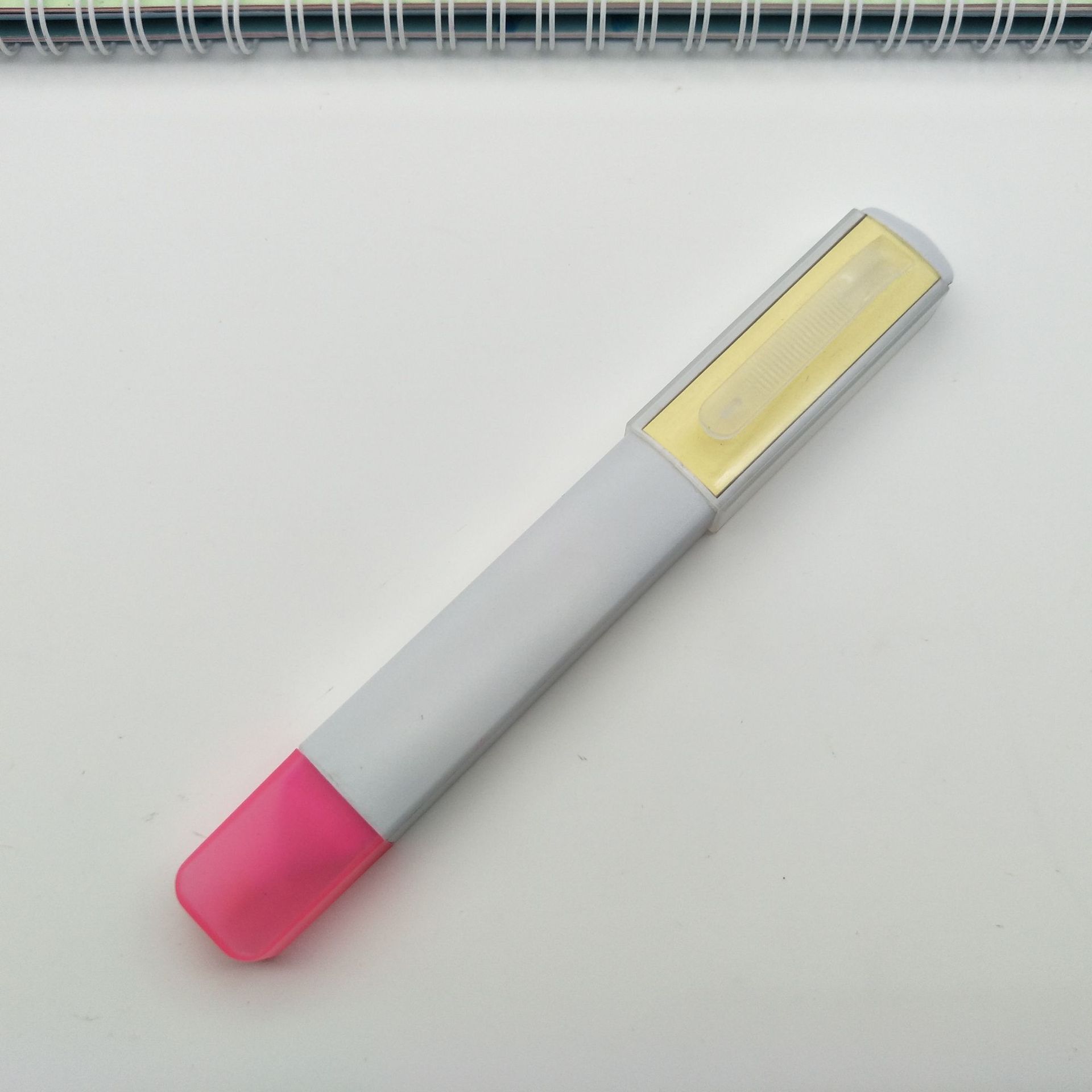 2022 Multi Color Logo OEM Plastic Highlighter Markers Pen with Sticky Note Watercolor Art