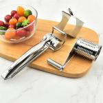Interchangeable Drum Stainless Steel Handheld Grater for Kitchen Food Preparatio