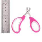 Pink Color Pet Nail Scissors , Pet Pedicure Nail Grinder Ergonomic Design