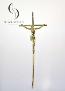 Quality Customized Color PP Plastic Jesus Shaped Coffin Cross Decorations Funeral PJ-04 wholesale