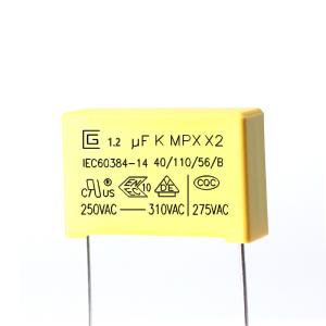 Quality 125K 125VAC Capacitor 1.2 UF Withstanding Surge Voltage Stressing​ wholesale