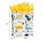 Supply Kids Baby Cartoon Printed Gift Packaging Paper Shopping Bag with Folding