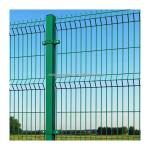 Steel Material Modern Stylish Gray/Green Color PVC Coated 3D Garden Fence for