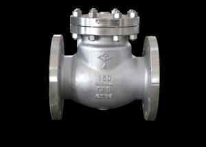 Quality 150lb Pressure Swing Check Valve Flanged Stainless Steel Material wholesale