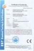 Shenzhen FiberMania Technology Co., Ltd. Certifications