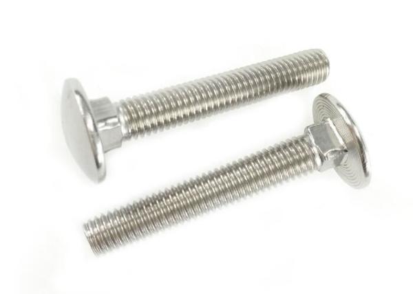 Cheap Polishing Hardware Nuts Bolts Mushroom Head SS M6 Carriage Bolts Square Neck for sale