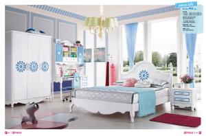 Quality glossy painted MDF bedroom set furniture made in China,#905 wholesale