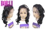 Pre Plucked Human Lace Front Wigs With Baby Hair , Malaysian Pre Plucked Human