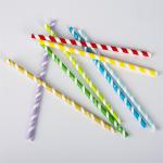 Smooth 5mm Biodegradable Paper Straw Eco Friendly