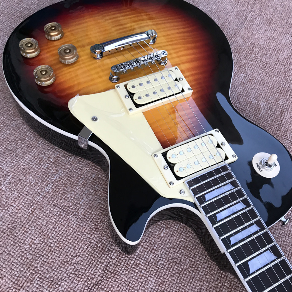 New style LP Slash electric guitar, Flame Maple Top, Rosewood Fingerboard electric guitar, Free shipping