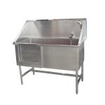 Sliding Door Stainless Steel Pet Grooming Bath Tubs 1300x740x900Mm