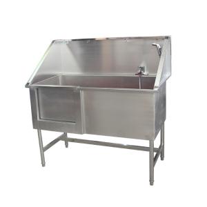 Quality Sliding Door Stainless Steel Pet Grooming Bath Tubs 1300x740x900Mm wholesale