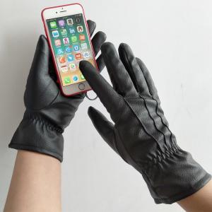 Quality New design leather touch screen gloves wholesale