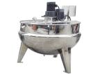 Stainless Steel Food Processing Machine Stationary Cooking Commercial Kettle