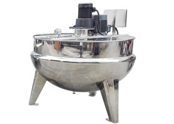 Industrial Food Processing Machine Vertical Cooking Jacketed Kettle With