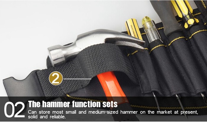 600D Practical Electrician Tool Bag Embroidery Logo 60*14.5cm Customized Color