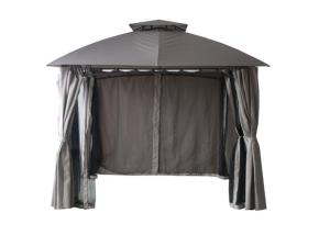 Quality Double Roof Polyester Gazebo 3x3 With Powder Coating wholesale