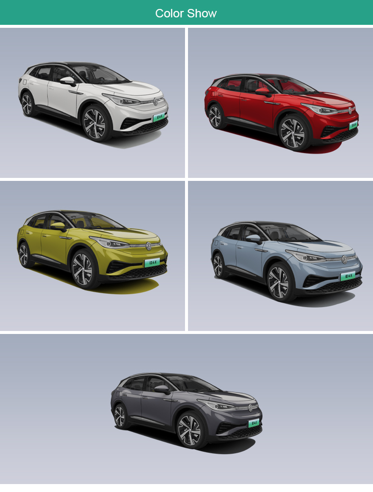 Compact SUV Volk-Swagen Id 4X Electric Cars 2023 Chinese Shop Electric Vehicle with 607km Long Range and 0.5h Charging Time